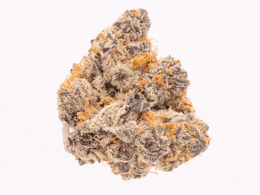 High-quality THCA flower showcasing rich trichomes and vibrant colors on a clean white background